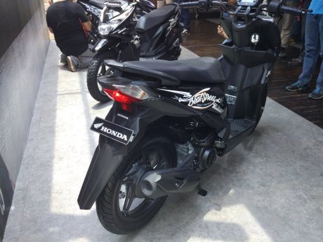 tampak belakang Honda BeAT Street