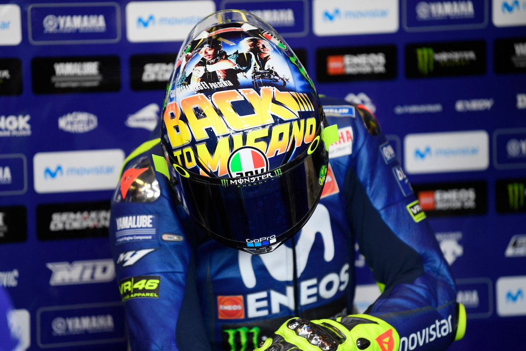 Helm AGV Rossi Misano 2018