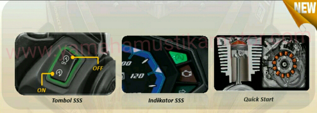 Fitur Yamaha Mio M3 SSS AKS 2017