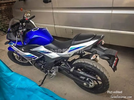Suzuki GSX250R biru putih