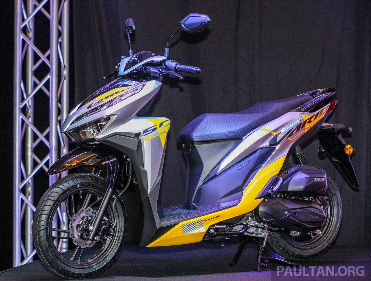 Galeri Foto Honda Vario 150 2018 Malaysia, Warnanya Mentereng Nih