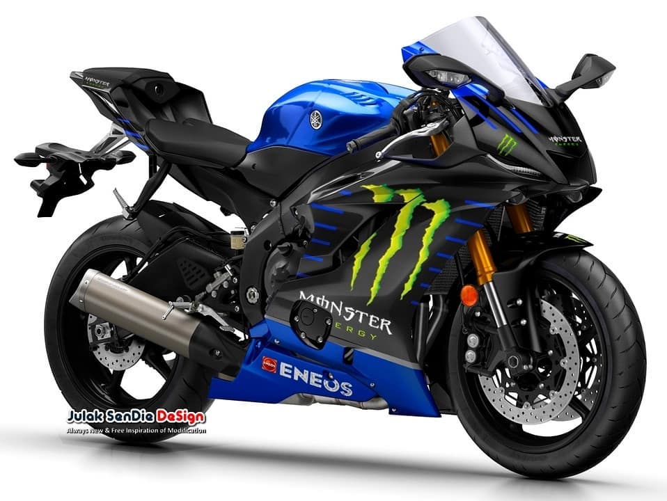 Yamaha R6 Monster Energy