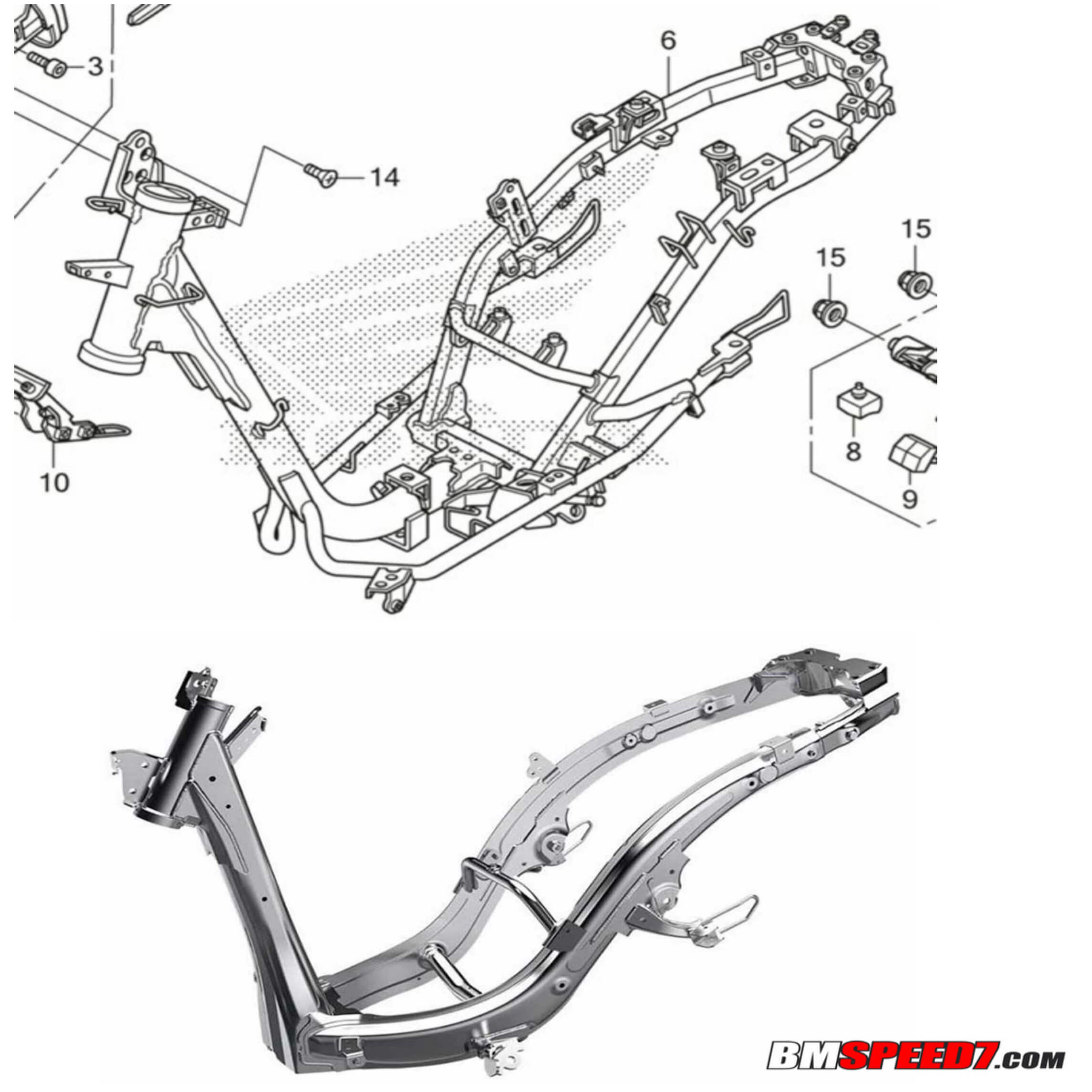 Perbedaan Rangka Honda BeAt 2019 dan 2020