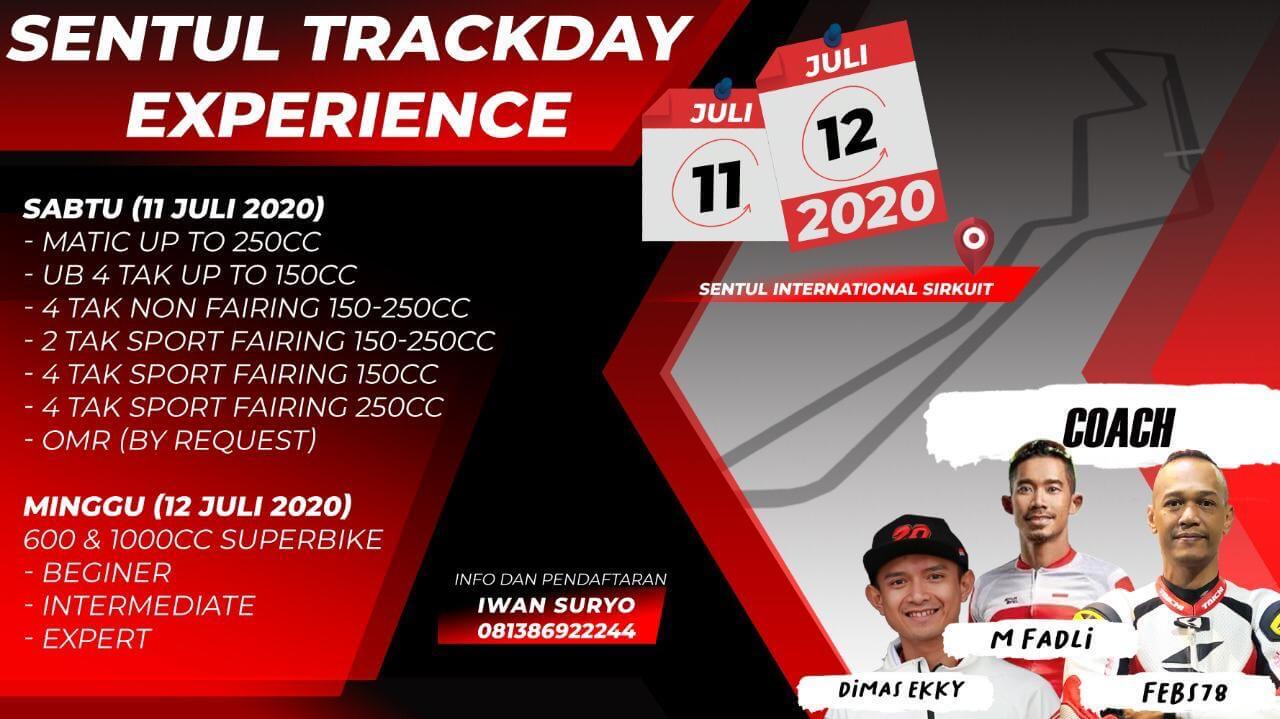 Kelas Sentul Trackday Experience 2020.