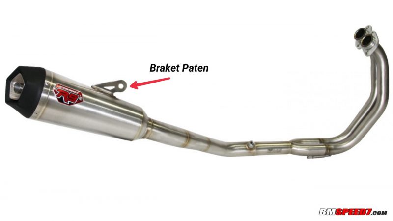 Braket Knalpot R9 Asli
