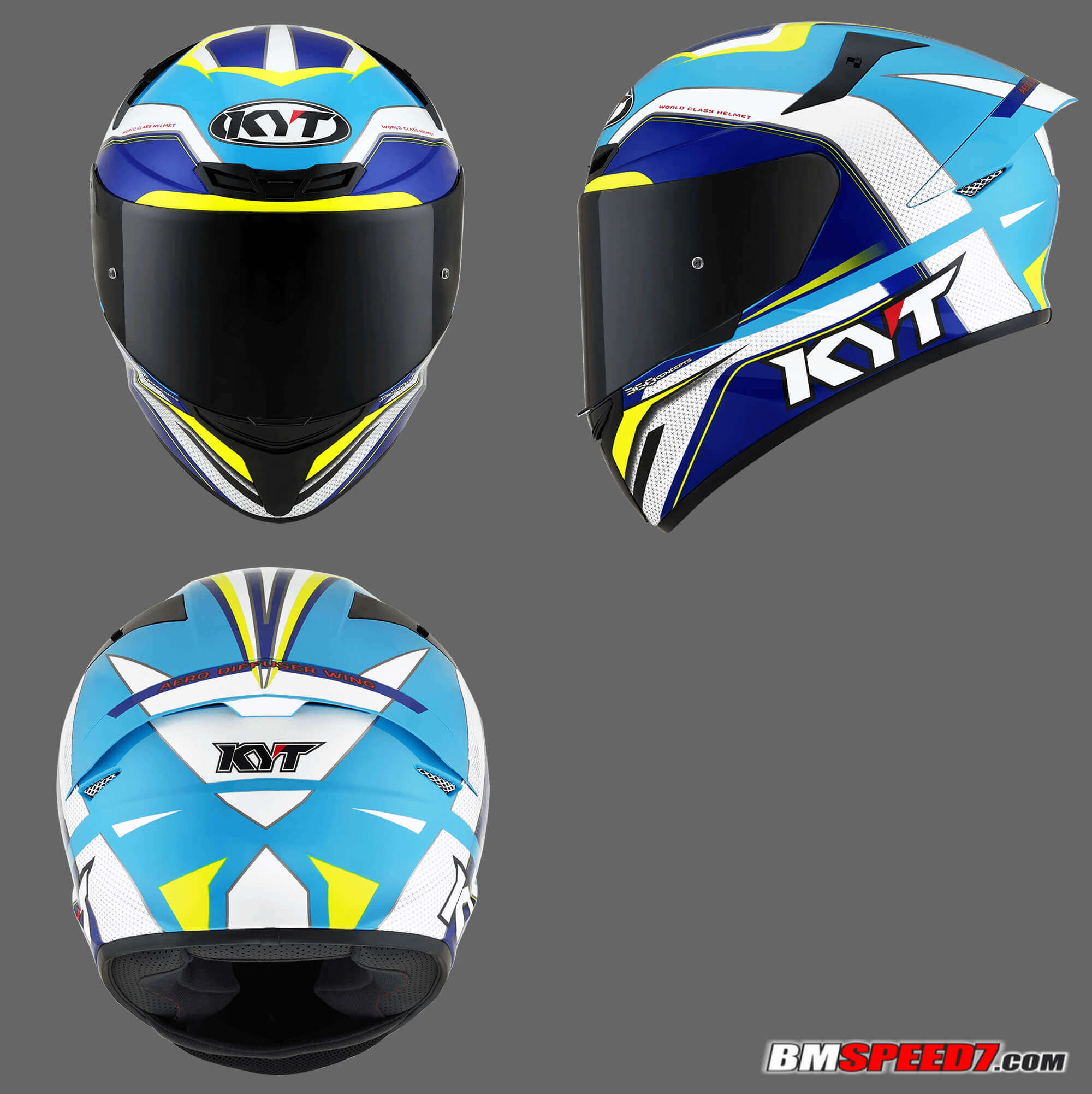 KYT TT Course Grand Prix Sky Blue