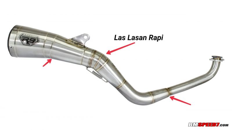 Knalpot R9 Asli