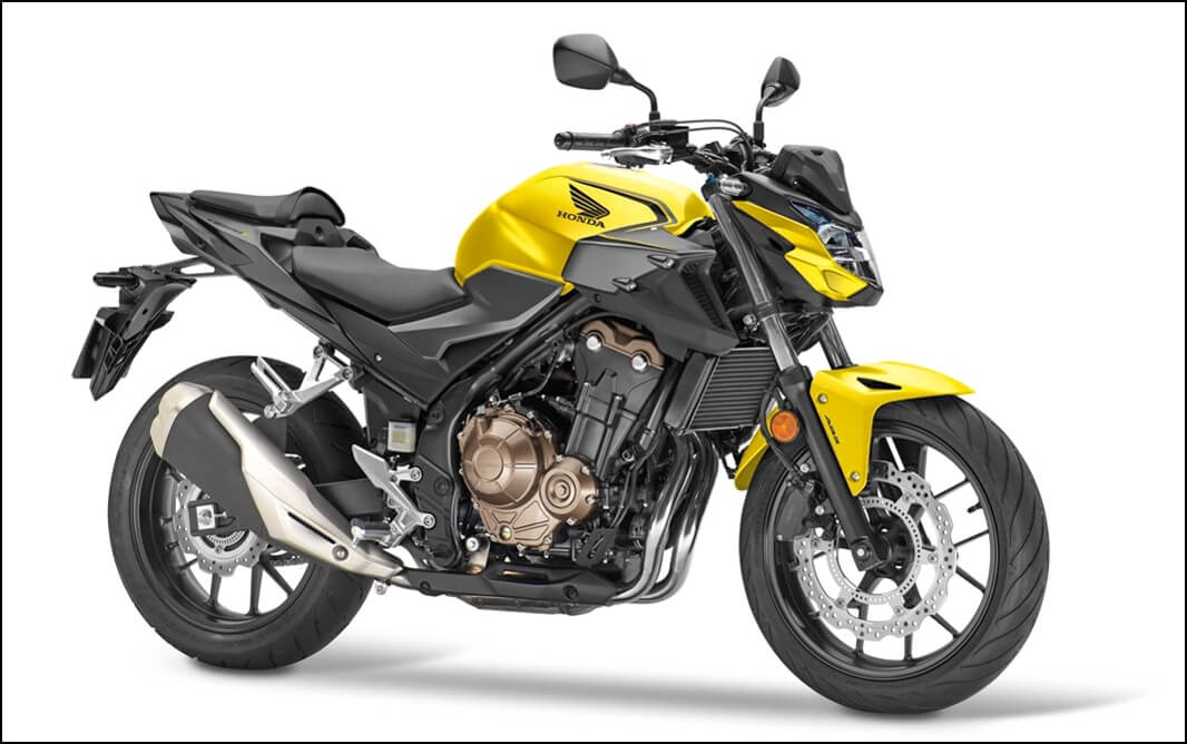 2021 Honda CB500F Candy Moon Glow Yellow