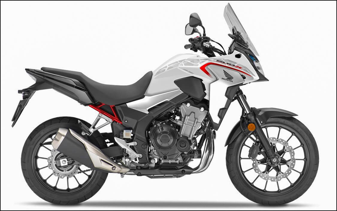 2021 Honda CB500X Pearl Metalloid White