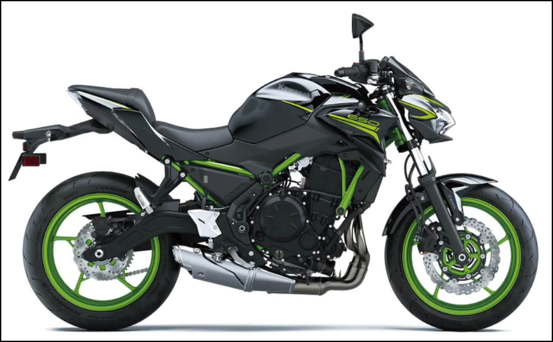 Kawasaki Z650 2021 Black Green