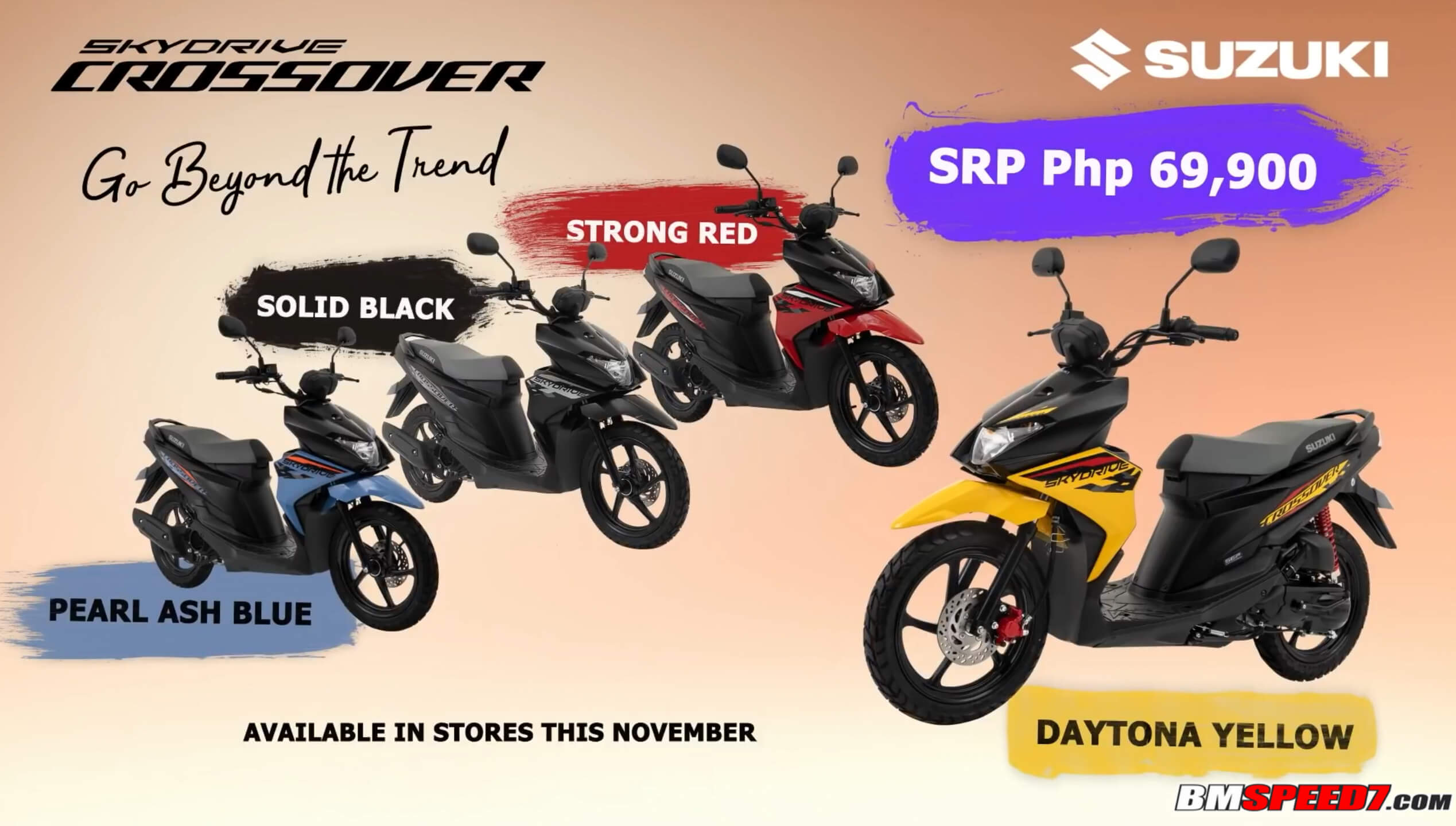 Pilihan Warna Suzuki Skydrive Crossover