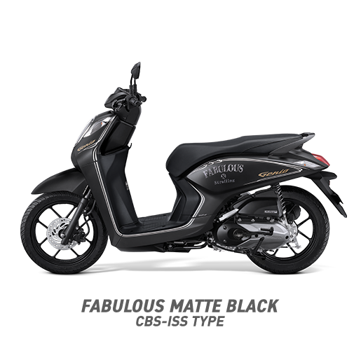 Honda Genio 2020 CBS-ISS Hitam Doff
