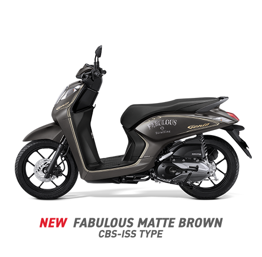 Honda Genio 2020 CBS-ISS Coklat Doff