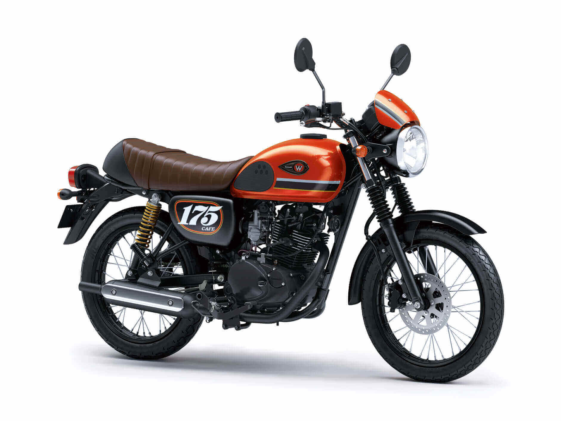 Kawasaki W175 Cafe Orange