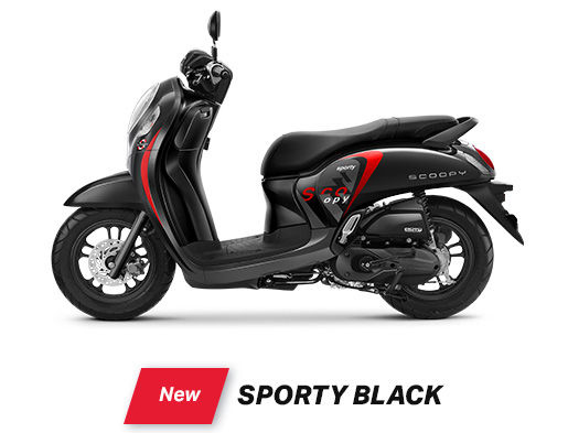 Scoopy 2022 Hitam