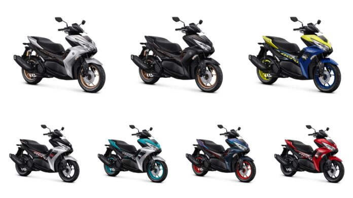 Pilihan Warna Yamaha Aerox 155 2023 dan Harga Semua Tipe